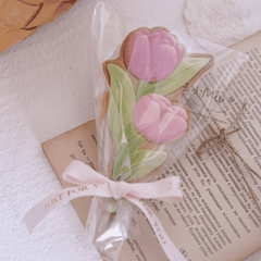 Khuôn nhấn cookies cành hoa tulip 7.8*15cm