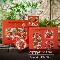 Bộ túi hộp trung thu 4 bánh các mẫu