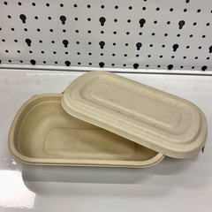 Hộp bã mía 1 ngăn có nắp rời 229x134x44mm (nắp bã mía)