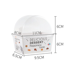 Hộp giấy nắp bầu Delicious Dessert