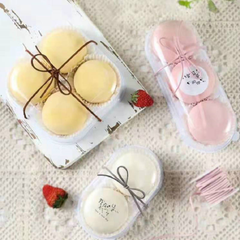 Hộp nhựa đựng bánh tròn 3 ngăn