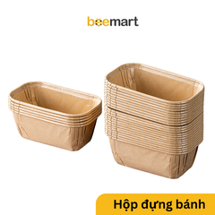 Hộp giấy đựng bánh chữ nhật (nướng được) 11x6,8x4,2cm