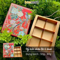 Bộ túi hộp trung thu 6 bánh các mẫu