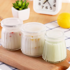 Hũ sữa chua sọc 200ml (kèm nắp nhựa)