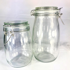 Hũ Thủy Tinh Khóa Gài 1000ml