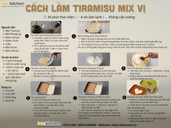 [SNL] Tiramisu 2 vị (Cổ điển+ Matcha)