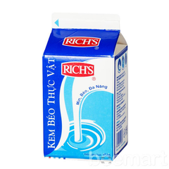 Kem béo thực vật Rich lùn 454g (Thùng 24 hộp)