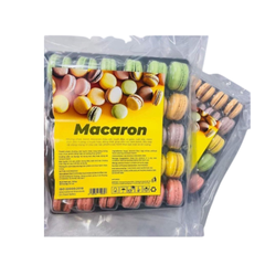 Khay bánh macaroon màu sắc trang trí bánh kem (30 chiếc)