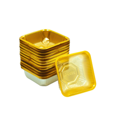 Khay đựng bánh trung thu vàng cao cấp số 9 125-150gr (50c)