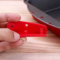 Khay nướng bánh vuông có tay cầm Silicon