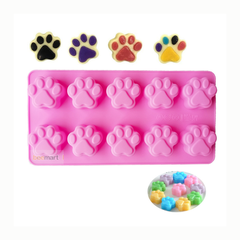 Khuôn silicon hình chân mèo