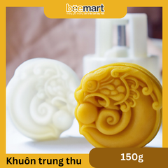 Khuôn trung thu lò xo 150g 1 mặt rồng trơn