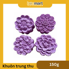 Khuôn trung thu lò xo 150gr tháp sen 4 mặt