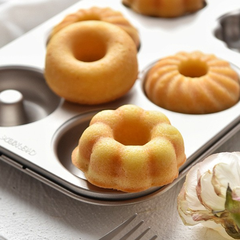 Khuôn bánh 6 hình Donut hoa văn WK9226