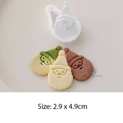 Khuôn nhấn cookies nhiều hình giáng sinh
