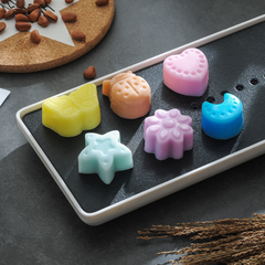 Khuôn silicon đổ socola 6 viên bướm sao hoa