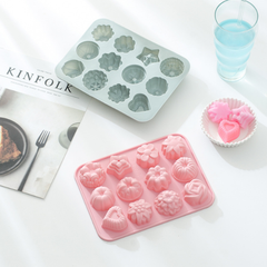 Khuôn thạch 12 hình hoa