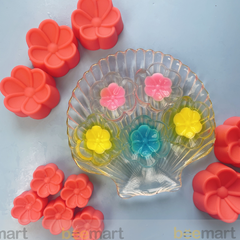 Khuôn thạch mẹ con hình hoa 6 cánh (10 chiếc)