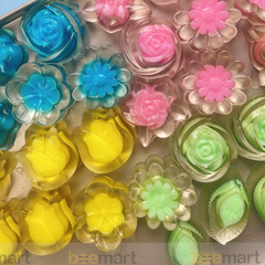 Khuôn thạch mẹ con hình hoa 6 cánh (10 chiếc)