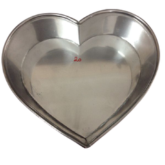 Khuôn tim đế rời 20cm