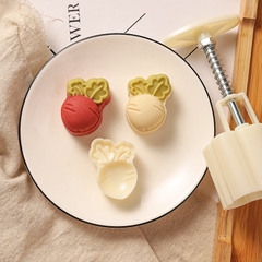 Khuôn lò xo 1 mặt hình củ cải 50g