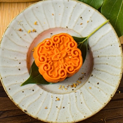 Khuôn trung thu lò xo 1 mặt cạnh vuông họa tiết 75g