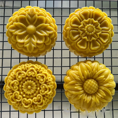 Khuôn trung thu lò xo 150g 9 mặt hoa văn