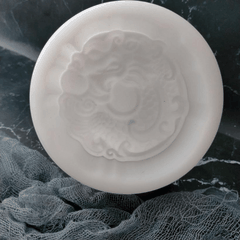 Khuôn trung thu lò xo Teflon 150gr 1 mặt Rồng có vảy uốn