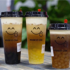 Ly nhựa nắp hình trái tim 700ml (10 chiếc)