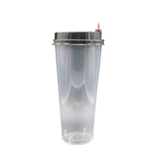 Ly nhựa nắp hình trái tim 700ml (10 chiếc)