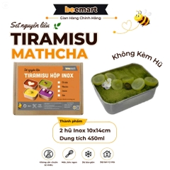 [SNL] Tiramisu hộp thiếc chữ nhật ( thành phẩm 2 hộp) Giao toàn quốc