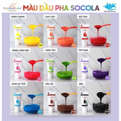 Màu dầu pha socola Unicorn Vàng chanh 80g