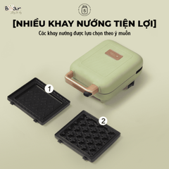 Máy nướng bánh 2in1 Bear