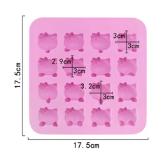 Khuôn silicon hình mèo Kitty
