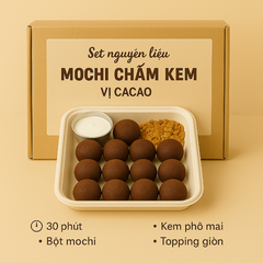 [SNL] Bánh Mochi chấm kem phô mai
