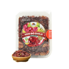 Nho đỏ nguyên cuống hộp nhựa 500g Smile