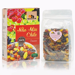 Nho khô mix Chile hộp 500g Smile