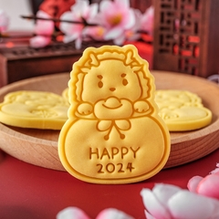 Set 9 khuôn cookie Túi Rồng may mắn