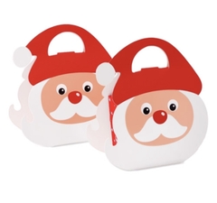 Túi đựng bánh có quai xách hình ông già Noel 19x17cm (10c)