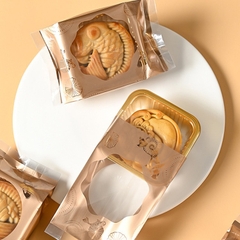 Túi trung thu Lá sen cá chép số 7.5 đựng bánh 63-75g (50c)