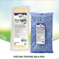 Phô mai bào Pizza Topping sợi ngắn cao cấp Arla 2kg