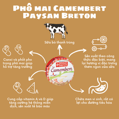 Phô mai Camembert Paysan Breton 125g