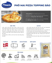 Phô mai bào Topping Mikachi 1kg