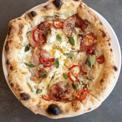 Pizza thịt ba chỉ xông khói Amoza