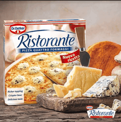 Pizza Ristorante 4 loại phô mai Dr. Oetker 340g