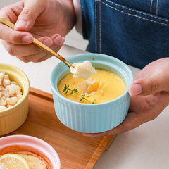 Ramenkin sứ màu sắc có nắp