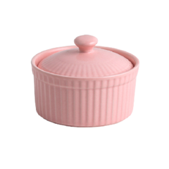 Ramenkin sứ màu sắc có nắp