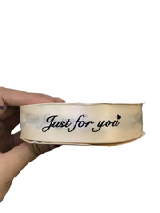 Ruy băng Just for you màu ngà