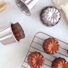 Khuôn làm bánh Canele 6 ô