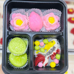 [Bột tạo hình cấp đông] Chè trôi nước hình Hoa Sen Cá Chép (kèm đường phèn nấu nước đường)